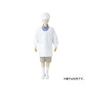 【住商モンブラン】住商モンブラン PE401-2 カッポウ型給食衣 児童用長袖 白 1 男女兼用