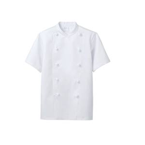 【住商モンブラン】住商モンブラン RT6622-2 コックコート 兼用 半袖 白 3L 男女兼用