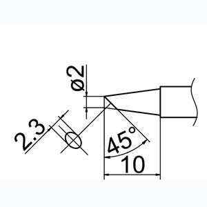【白光 HAKKO】白光 T12-BCF2Z 2BC型 Z T12シリーズ交換こて先 HAKKO