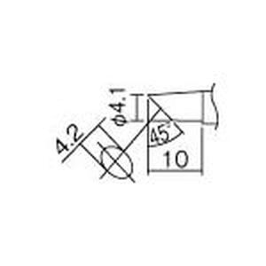 【白光 HAKKO】白光 T12-CF4Z 4C型 Z T12シリーズ交換こて先 HAKKO