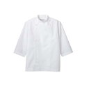 【住商モンブラン】住商モンブラン 6-521 コックコート 兼用 7分袖 白 L 男女兼用