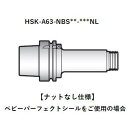 【大昭和精機】BIG DAISHOWA HSK-A63-NBS20-105NL ニューベビーチャック/ナットなし Aタイプ DIN 69893-1 メーカー直送 代引北海道沖縄離島不可