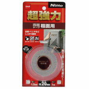 【ニトムズ Nitto】ニトムズ T4591 超強力両面テープ 粗面用 20mm×1m