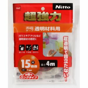 【ニトムズ Nitto】ニトムズ T4612 超強力両面テープ 透明材料用 15mm×4m