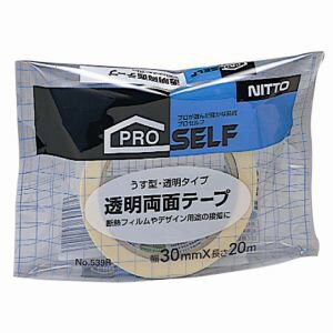 【ニトムズ Nitto】ニトムズ J0840 539R 透明両面テープ 30mm×20M