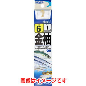 【オーナー OWNER】オーナー OH 金袖 糸付 6号 ハリス 1 20284