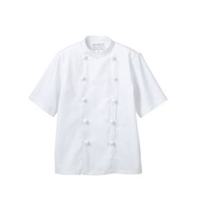 【住商モンブラン】住商モンブラン 6-722 コックコート 兼用 半袖 白 LL 男女兼用