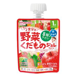 【アサヒ Asahi】アサヒ ジュレ 1/2食分野菜&くだもの リンゴ 70g