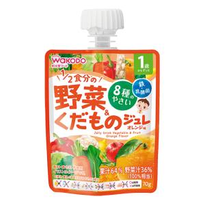 【アサヒ Asahi】アサヒ ジュレ 1/2食分野菜&くだもの オレンジ 70