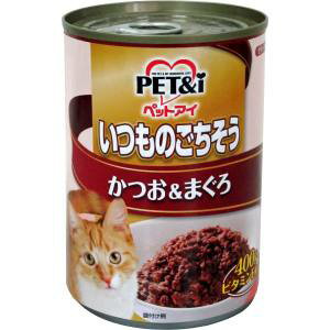 ペットアイ いつものごちそう かつお & まぐろ 400g