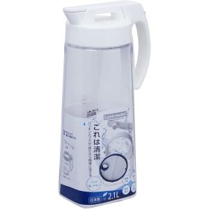【岩崎工業 IWASAKI】岩崎工業 タテヨコ イージーケア ピッチャー 2.1L ホワイト K-1276のサムネイル
