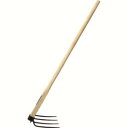 【キンボシ KINBOSHI】キンボシ GS 4085 堆肥万能鍬 4本爪 1200mm柄 120×22×28 メーカー直送 代引不可 北海道 沖縄 離島不可