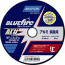 【サンゴバン NORTON】NORTON 2TWC107BFA101P 切断砥石 ブルーファイヤ—ALU(アルミ) 107mm×1.0mm 10個 メーカー直送 代引不可 北海道沖縄離島不可