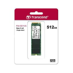 【トランセンド Transcend】トランセンド TS512GMTE112S 512GB PCIe SSD 112S M.2 2280 NVMe PCIe Gen3 x4 3D TLC 片面実装