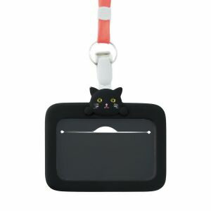 【リヒトラブ LIHIT LAB】リヒトラブ A7804-3 プニラボ IDカードホルダ- クロネコ