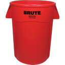 【ラバーメイド Rubbermaid】ラバーメイド 26436005 ラウンドブルートコンテナ スリット付き 166.5L レッド メーカー直送 代引不可 沖縄離島不可(3)