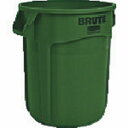 【ラバーメイド Rubbermaid】ラバーメイド 261006 ラウンドブルートコンテナ スリット付き 37.9L ダークグリーン メーカー直送 代引不可 沖縄離島不可