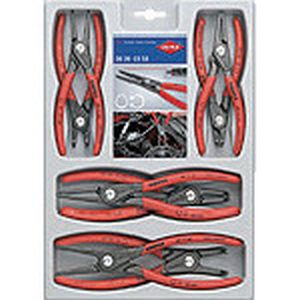 楽天あきばお〜楽天市場支店送料無料！！【クニペックスツールズ KNIPEX】KNIPEX 002004SB 8本組 精密スナップリングプライヤーセット クニペックスツールズ【smtb-u】