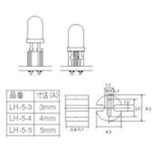 サンハヤト LEDスペーサー H=5mm LH5-5