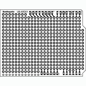 サンハヤト UB-ARD01WH Arduino用ユニバーサル基板 Sunhayato