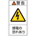 【日本緑十字社】緑十字 201209 PL警告ステッカー 警告 感電の恐れあり PL-209 大 100×55mm 10枚組
