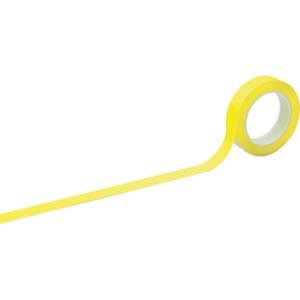 【日本緑十字社】緑十字 259033 クリーンルーム用ラインテープ 黄 HCP-25Y 25mm 幅×33m PET+PVC