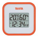 【タニタ】デジタル温湿度計 TT-558-OR（オレンジ）