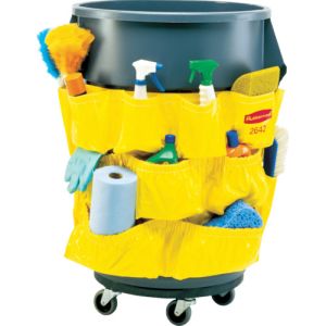 【ラバーメイド Rubbermaid】ラバーメイド 264204 ラウンドブルートコンテナ用キャディーバッグ イエロ..