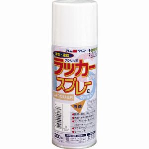 【アトムペイント】アトムペイント 00001-09951 ラッカースプレーE 300ML 白
