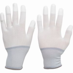 【ミドリ安全 MIDORI】ミドリ安全 SPU-131N-L ポリエステル手袋 指先コート SPU-131N Lサイズ 10双入