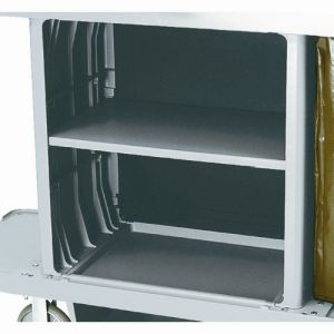 【ラバーメイド Rubbermaid】ラバーメイド RM6195PT ハウスキーピングカート用中棚キット プラチナ メーカー直送 代引不可 沖縄離島不可