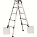 【アルインコ ALINCO】アルインコ PRW150FX 伸縮脚立 ステップ幅広 150cm 最大使用質量100kg メーカー直送 代引不可 沖縄離島不可