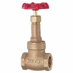 【キッツ KITZ】キッツ M-50A M 青銅ゲート弁 JIS5K ゲートバルブ メーカー直送 代引不可 北海道沖縄離島不可