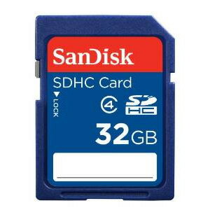 【サンディスク SanDisk 海外パッケージ】サンディスク SDHC 32GB SDSDB-032G-B35 Class4 SDカード