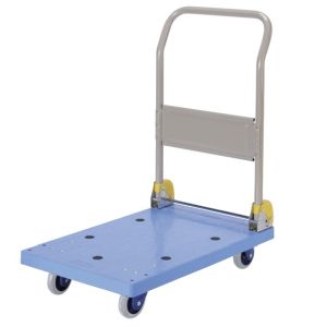 送料無料！！【金沢車輛】金沢車輛 NP-101GS 小型環境静音樹脂台車 ハンドル折りたたみ式 メーカー直送 法人限定 代引不可 北海道沖縄離島不可【smtb-u】