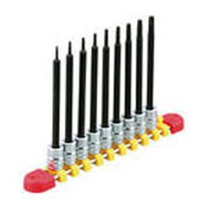 【KTC 京都機械工具】KTC TBT2L09T 6.3sq. ロング T型 トルクスビットソケットセット 9コ組