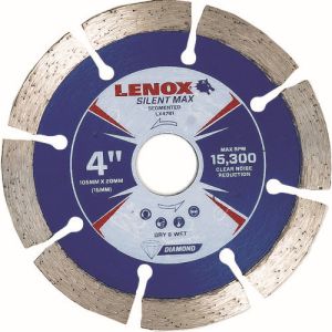 【レノックス LENOX】LENOX LX4781 静音ダイヤモンドホイール サイレントマックス セグメント 105mm レノックス