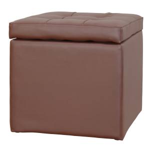 送料無料！！【ミヤグチ企販】ミヤグチ企販 SL-3591 収納スツールボックス シングル ダークブラウン メーカー直送 代引不可 北海道沖縄離島不可【smtb-u】