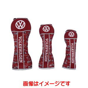 【フォルクスワーゲン Volkswagen】フォルクスワーゲン ヘッドカバー フェアウェイウッド用 ワイン VWH..
