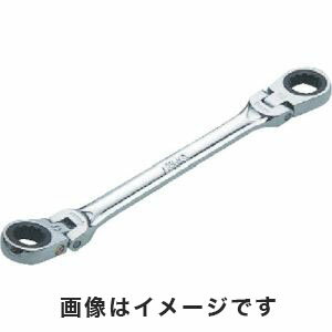 【KTC 京都機械工具】KTC MR1-2224F ラチェットめがねレンチ 両頭型首振りタイプ 22×24mm