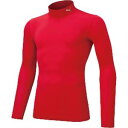 【プーマ PUMA】プーマ コンプレッション モックネック LS シャツ M レッド ホワイト 656331