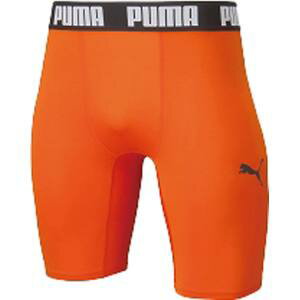 【プーマ PUMA】プーマ コンプレッション ジュニアショートタイツ 140 ゴールデンポピー ブラック 656334
