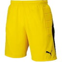 【プーマ PUMA】プーマ LIGA ジュニア GK パンツ パッド 150 サイバーイエロー ブラック 729968