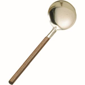 【遠藤商事 TKG】TKG SA 木柄 卓上 お玉 ウォ-ルナット 穴無 QTK3401 遠藤商事