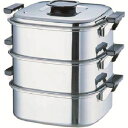 【遠藤商事 TKG】TKG PE 18-0 角型蒸器 27cm 2段 AMS69272 遠藤商事
