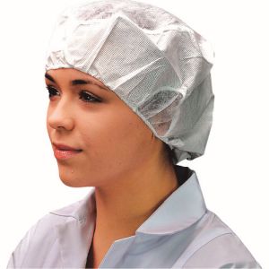 【遠藤商事 TKG】TKG 帯電帽 トップメッシュ 20枚入 LL ホワイト 66132W STI0505 遠藤商事