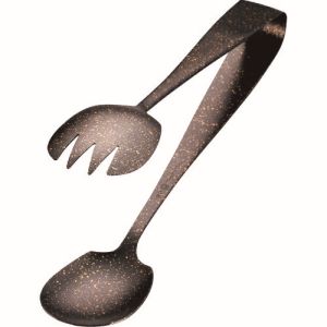 【遠藤商事 TKG】TKG SA 18-0 和 サラダ サービストング 黒金 大 BSC7101 遠藤商事