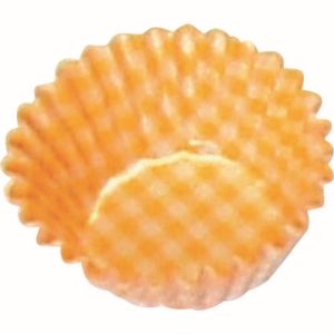 【遠藤商事 TKG】TKG オーブンケース チェック柄 250枚入 10号 深口 黄 XOC0235 遠藤商事