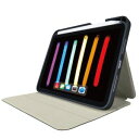 yGR ELECOMzGR TB-A21SSABK iPad mini 6 2021Nf tbvP[X Apple Pencil[ X[vΉ ubN