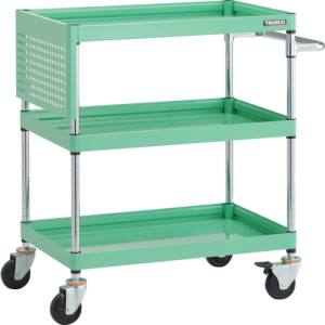 【トラスコ中山 TRUSCO】トラスコ FAW973PSYG ファルコンワゴン 750X500 短パネル付 YG色 TRUSCO メー..